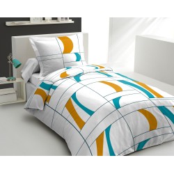 Parure de Couette en Coton...