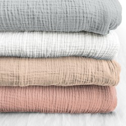 Drap housse gaze de coton -...
