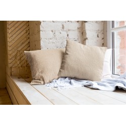 Taies carrées en gaze de...