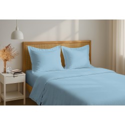 Drap plat percale de coton...